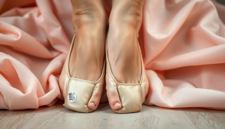 damaged ballerina feet