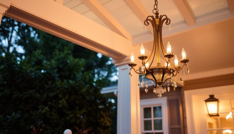 exterior chandelier lighting