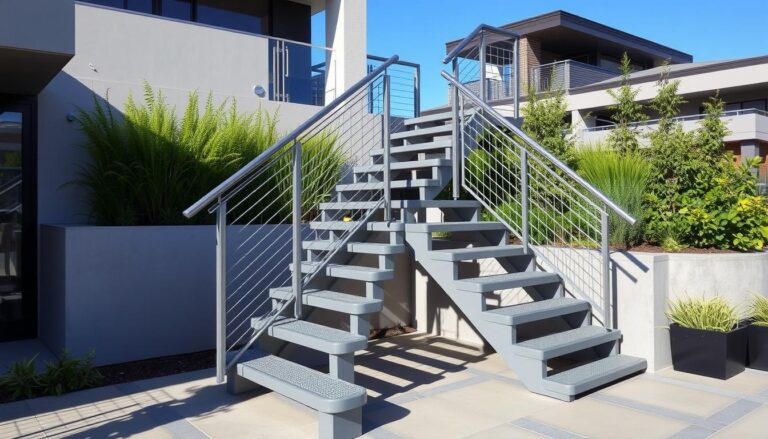 exterior metal stairs