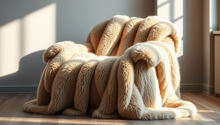 artificial fur blanket