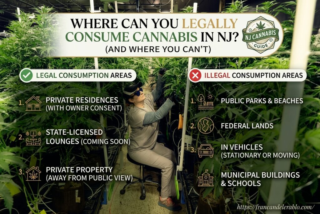 Where Can You Legally Consume Cannabis in NJ? (And Where You Can’t) Legally Consume Cannabis