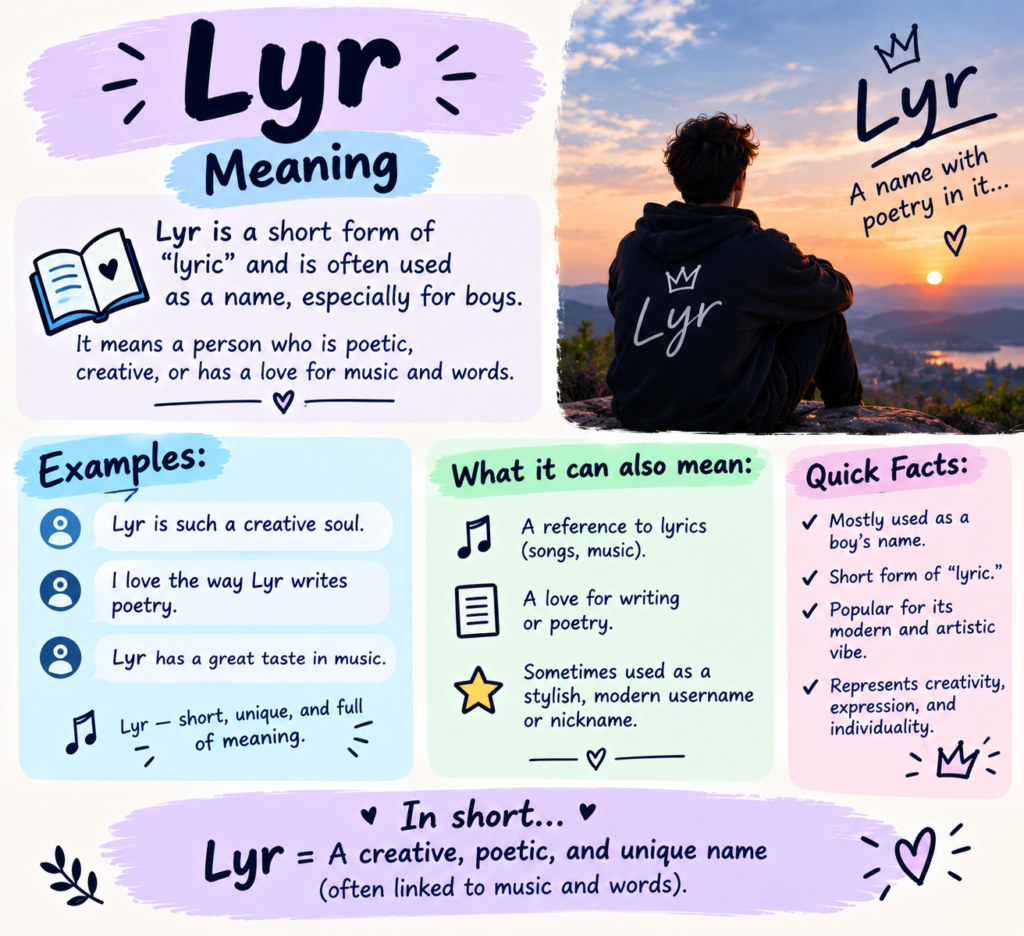 Lyr Meaning