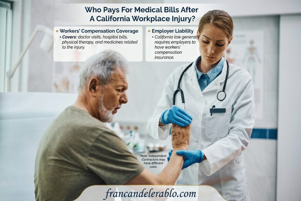 Who Pays For Medical Bills After A California Workplace Injury Medical Bills