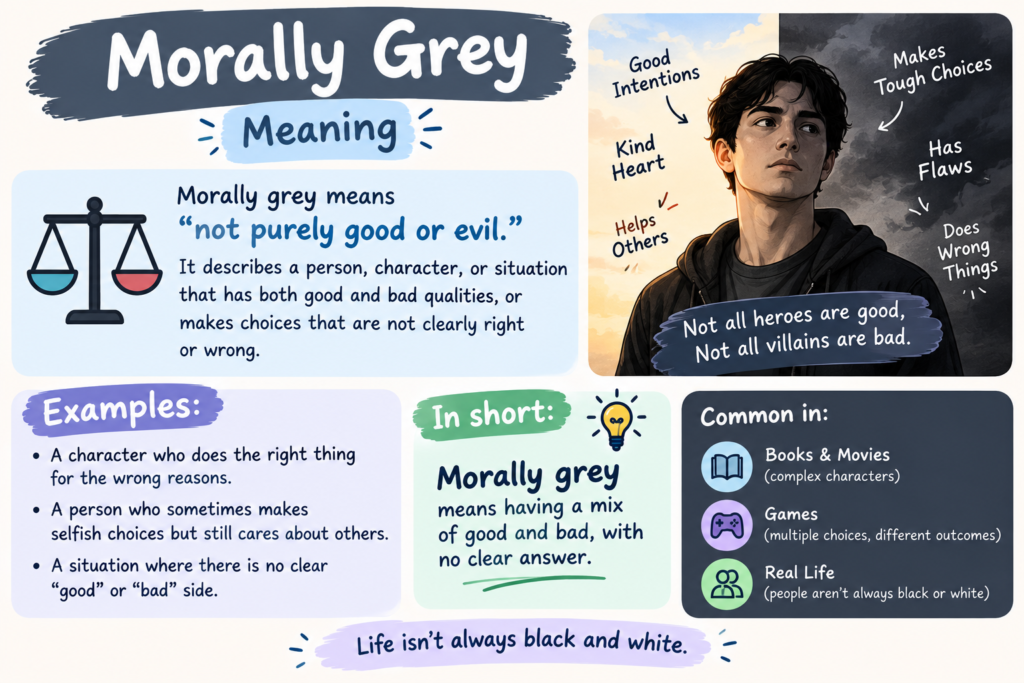 Morally Grey Meaning