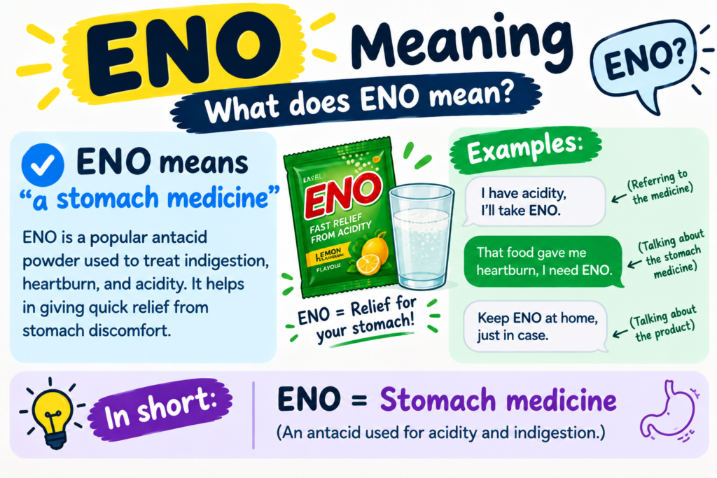 eno-meaning