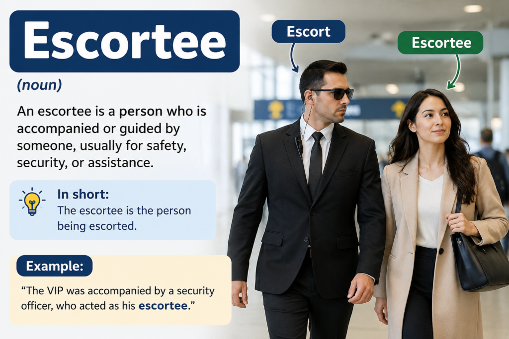 escortee-meaning